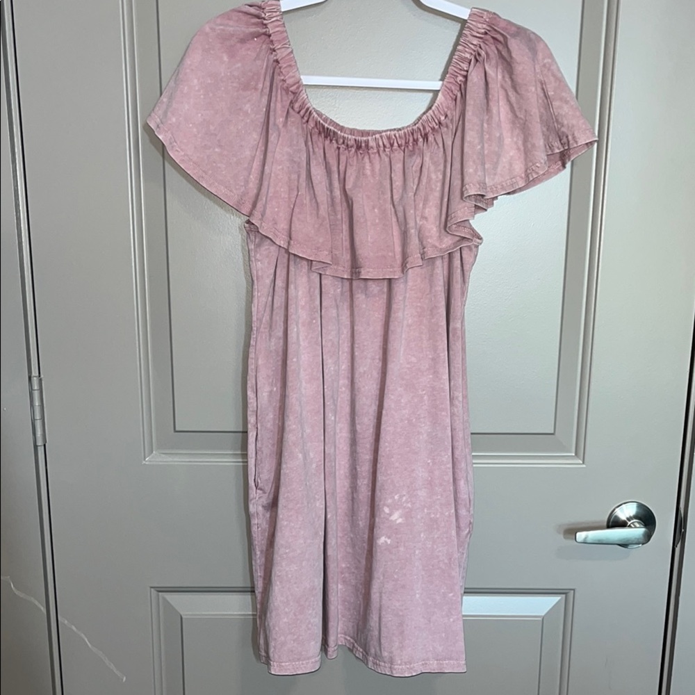Umgee Mauve Off-Shoulder Top